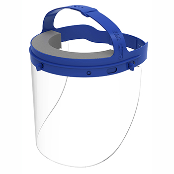 Suncast&#174; Commercial Full Length Face Shield with Adjustable Headgear, Fully Assembled, 16/CT