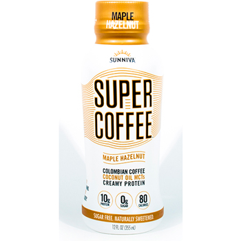 Sunniva Vanilla Bean Super Coffee, 12 oz., 12/CT