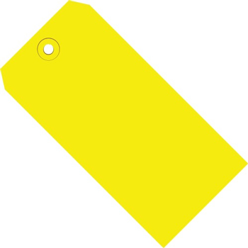 W.B. Mason Co. Shipping Tags, 13 Pt., 4 3/4&quot; x 2 3/8&quot;, Yellow, 1000/CS