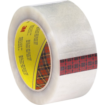 3M 355 Carton Sealing Tape, 3.5 Mil, 2&quot; x 55 yds., Clear, 6/CS