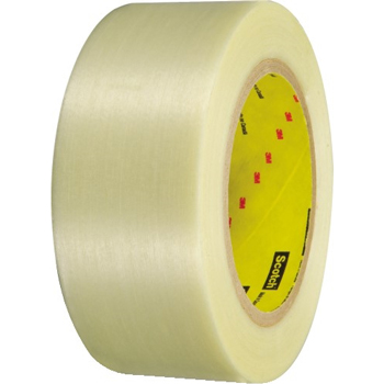 3M 898 Strapping Tape, 6.6 Mil, 2&quot; x 60 yds., Clear, 24/CS