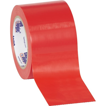 W.B. Mason Co. Solid Vinyl Safety Tape, 6.0 Mil, 3&quot; x 36 yds., Red, 16/CS