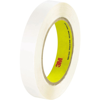 3M 444 Double Sided Film Tape, 4.0 Mil, 3/4&quot; x 36 yds., Clear, 48/CS