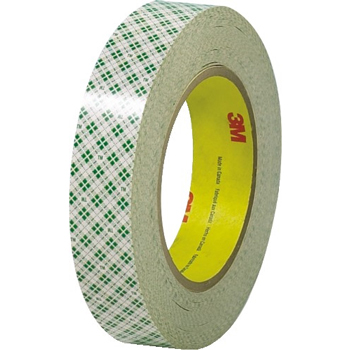 3M Double Sided Masking Tape, 6.0 Mil, 1&quot; x 36 yds., Off White, 36 /CS