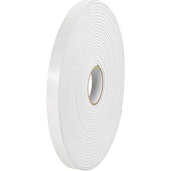 Tape Logic&#174; Removable Double Sided Foam Tape, 1/16&quot;, 1&quot; x 36 yds., White, 2/CS