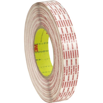 3M 476XL Double Sided Extended Liner Tape, 6.0 Mil, 1/2&quot; x 360 yds., Clear, 2/CS