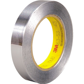 3M 425 Aluminum Foil Tape, 4.6 Mil, 3/4&quot; x 60 yds., Silver, 1/CS