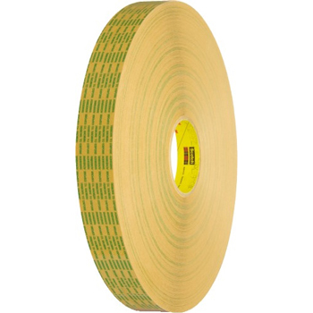 3M 465XL Adhesive Transfer Tape, Hand Rolls, 2.0 Mil, 3/4&quot; x 60 yds., Clear, 6/CS