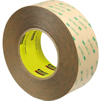 3M 9472LE Adhesive Transfer Tape, Hand Rolls, 5.0 Mil, 2&quot; x 60 yds., Clear, 2/CS
