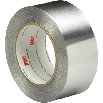 3M 425 Aluminum Foil Tape, 4.6 Mil, 2&quot; x 60 yds., Silver, 1/CS