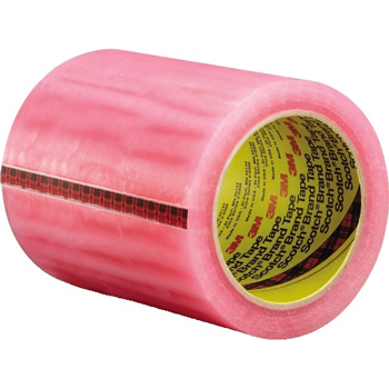 3M 821 Label Protection Tape, 2.5 Mil, 5&quot; x 72 yds., Pink, 8/CS
