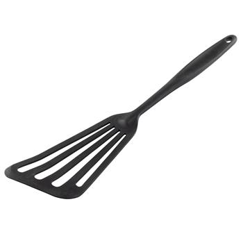 TableCraft Black Silicone Fish Turner, 3.25 in x 0.75 in x 13.75 in