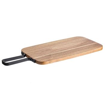 TableCraft Industrial Collection Rectangular Serving Paddle, 20 in x 8.375 in x 0.6 in, Wood
