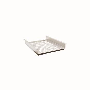 TableCraft Drop In Perforated Template Double Size, 25.75 in x 21.25 in x 4.25 in, Stainless Steel
