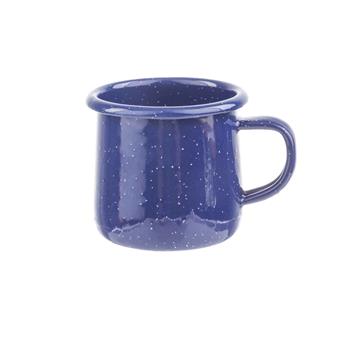 TableCraft Enamelware Collection Mug, 6 oz, 3.625 in x 2.75 in x 2.625 in, Enamel, Blue