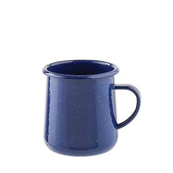 TableCraft Enamelware Collection Mug, 12 oz, 4.375 in x 3.25 in x 3.5 in, Enamel, Blue