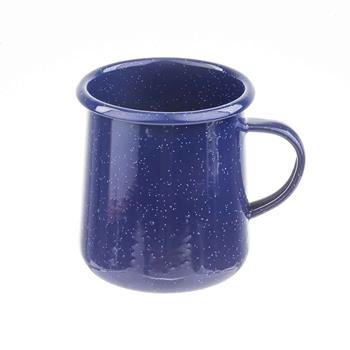 TableCraft Enamelware Collection Mug, 16 oz, 4.75 in x 3.625 in x 4 in, Enamel, Blue