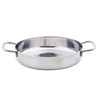 TableCraft Mini Brazier With Handles, 7 in x 4.875 in x 1.375 in, Stainless Steel