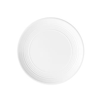 TableCraft Pulito Collection Side Plate, 6 in x 6 in x 0.625 in, Melamine, White