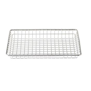 TableCraft Rectangular Wire Serving Basket, 9.25&quot; L x 6.75&quot; W x 1.13&quot; H, Stainless Steel