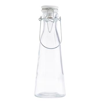 TableCraft Round Resealable Carafe, 17 oz, 3.375&quot; x 3.375&quot; x 9.5&quot;, Glass