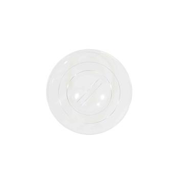 TableCraft Replacement Lid for Simple Service Bowl, Plastic, Round, 9-1/4&quot; D, Clear