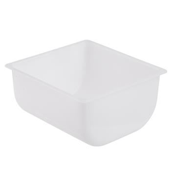TableCraft Replacement Insert for Condiment Dispenser, 1 Qt, 5.75 in x 5.5 in x 2.875 in, Polypropylene, White