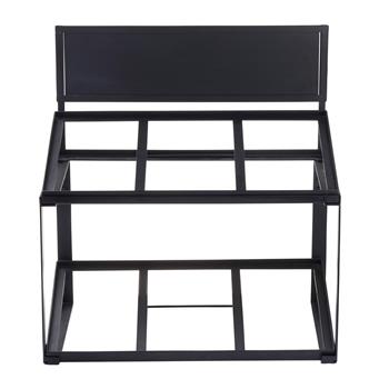 TableCraft Two-Tiered Frame for Gastronorm Crates, 21.5 in x 13.5 in x 22.25 in, Black