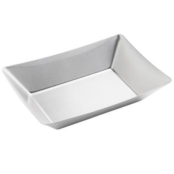 TableCraft Better Burger Collection Extra Large Fry Tray, 9.25 in x 6.5 in x 1.9375 in, Stainless Steel