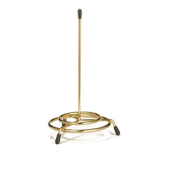 TableCraft Brass Check Spindle, 3.5 in x 3.5 in x 6 in