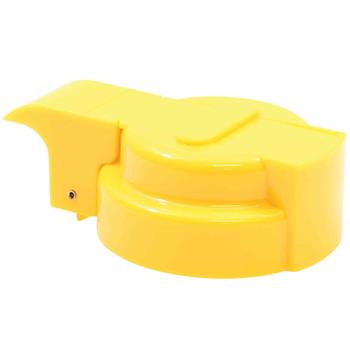 TableCraft Dispenser Top, 3.9375 in x 2.625 in x 1.375 in, Yellow