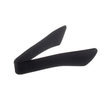 TableCraft Tongs, 7&quot; x 4.5&quot; x 1.75&quot;, Silicone, Black