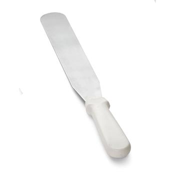 TableCraft Icing Spatula, 15.5 in x 1.375 in x 0.75 in, Stainless Steel, White