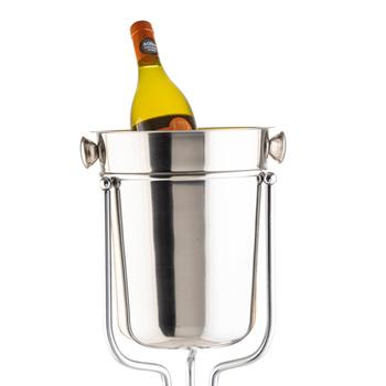 TableCraft Wine Bucket, 8 qt, Stainless Steel with Mirror Finish, 8.75 inDia x 10 inH