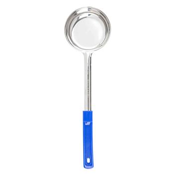 TableCraft Solid Spoodle, 240ml, 14.5 in x 4.125 in x 1.25 in, Stainless Steel, Blue