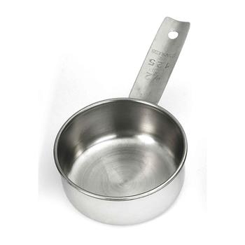 TableCraft Measuring Cup, 1/2 Cup, Stainless Steel