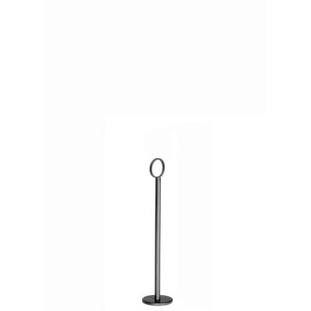TableCraft Number Stand with Flat Bottom, 2.25 in x 2.25 in x 8 in, Powder Coated, Black