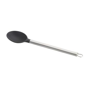 TableCraft Solid Spoon Black, 2.5 in x 0.875 in x 13.25 in