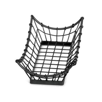 TableCraft Grand Master Collection Angled Square Basket, 19 in x 15 in x 7.5 in