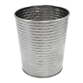 TableCraft Brickhouse Collection 23 oz Round Fry Cup, 4 in x 4 in x 4.625 in, Stainless Steel