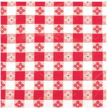 Winco&#174; Table Cloth, 52&quot; x 90&quot;, Oblong, Red
