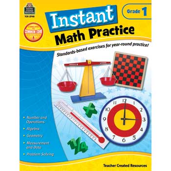 Teacher Created Resources Instant Math Practice, Grade 1