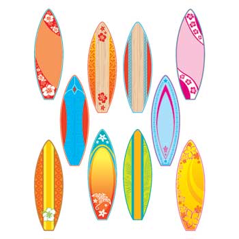 Teacher Created Resources Accents, Surf Board, 30/ST