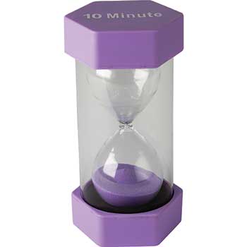 Teacher Created Resources 10 Minute Sand Timer, Large, Purple