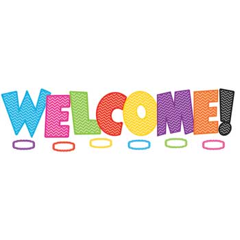 Teacher Created Resources Chevron Welcome Bulletin Board, 41 Pieces