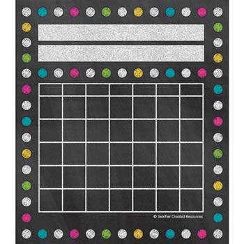 Teacher Created Resources Chalkboard Brights Incentive Charts