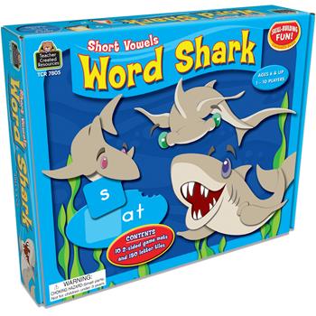 Teacher Created Resources Word Shark, Short Vowels Game