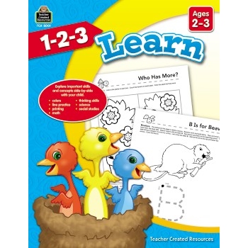 Teacher Created Resources 1 2 3 Learn Age 2-3
