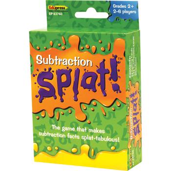 Edupress Splat Game, Subtraction