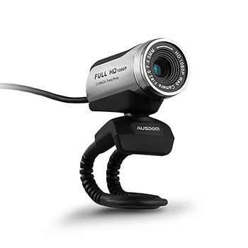 Ausdom AW615 1080P PC WebCam 12MP with Built-in Mic